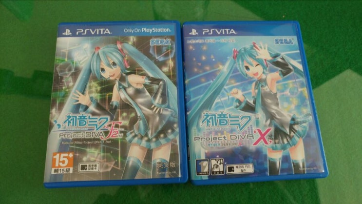  [리뷰][ps vita]프로젝트 디바f2/프로젝트 디바 X 비교