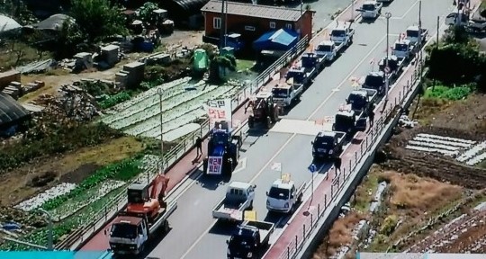 <b>트랙터 시위대</b> 오늘 서울진입