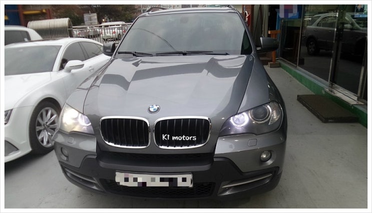 BMW X5 제논 헤드라이트 점등불량으로 안전기 발라스터교환합니다. K1모터스