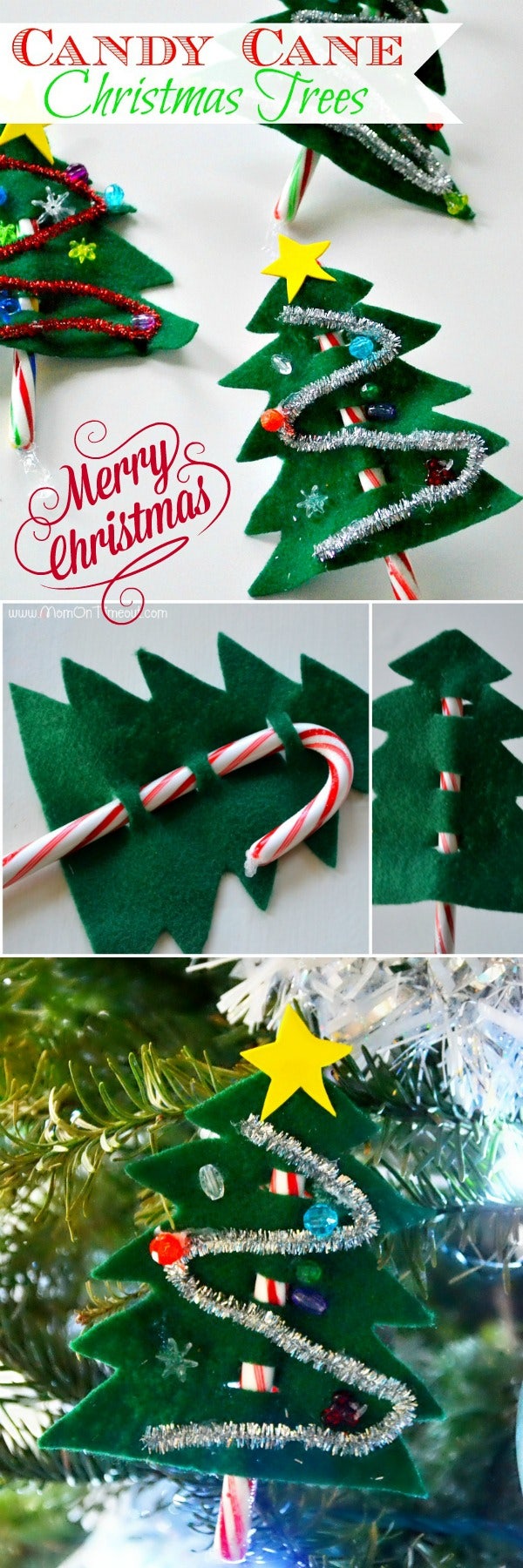 Christmas Tree Craft Using Tissue Paper - Buggy and Buddy