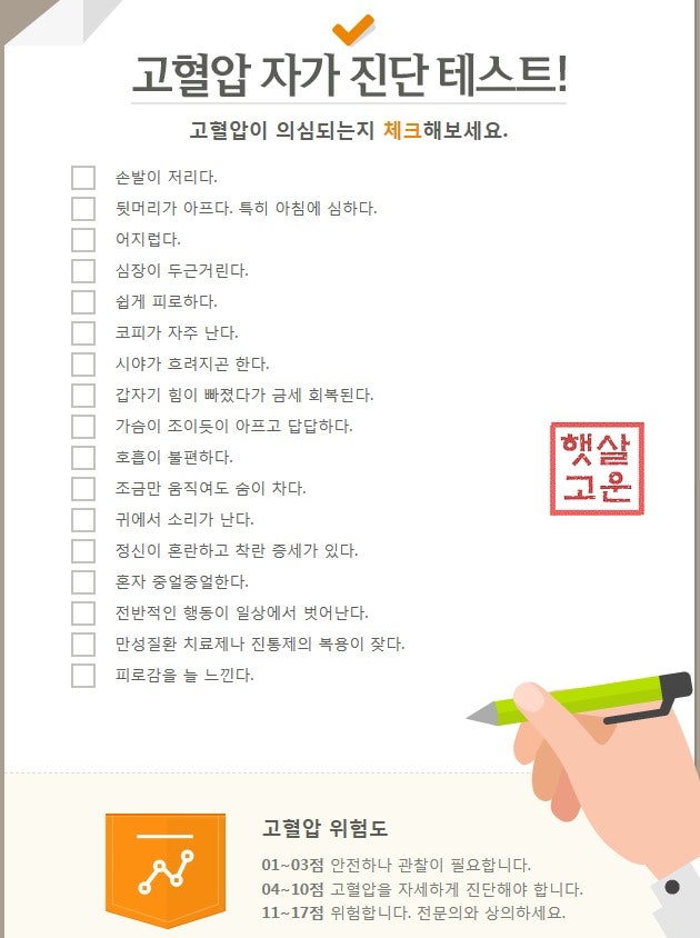 [완정사거리 헬스하이브짐] 고혈압의 원인과 증상