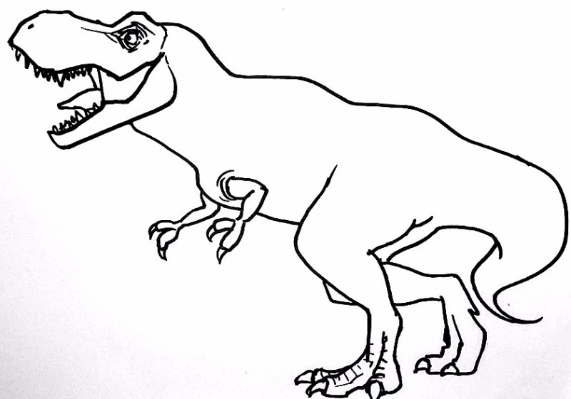 티라노사우루스 그리기 - 공룡 그리기 : 네이버 블로그
