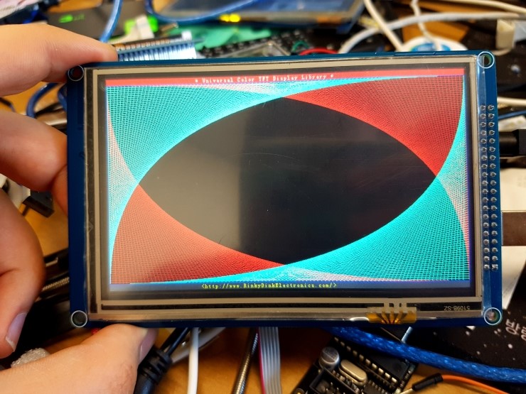 아두이노 메가 5인치 LCD 스크린 모듈 사용법 알아보기