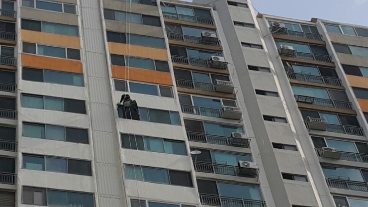  경기도 광명시 철산한신아파트 베란다누수공사~