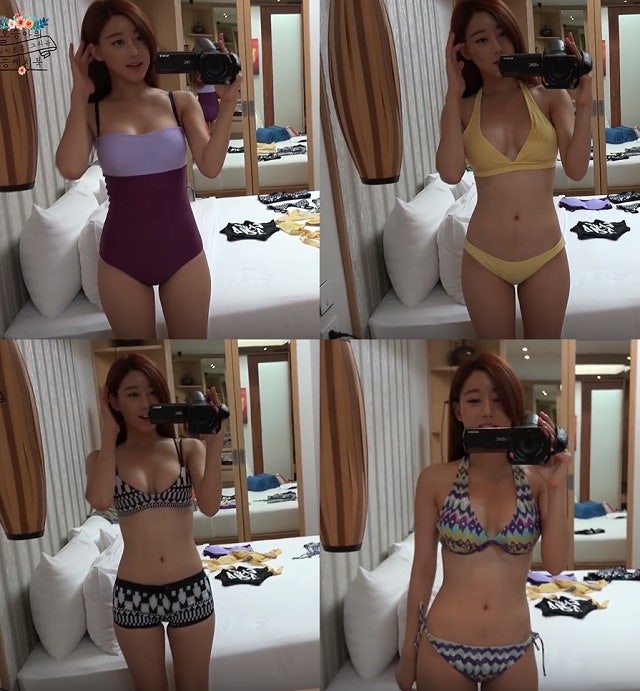 레인보우 오승아 비키니 몸매