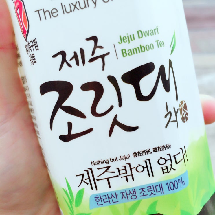  제주도에서만 먹을수있는 조릿대차