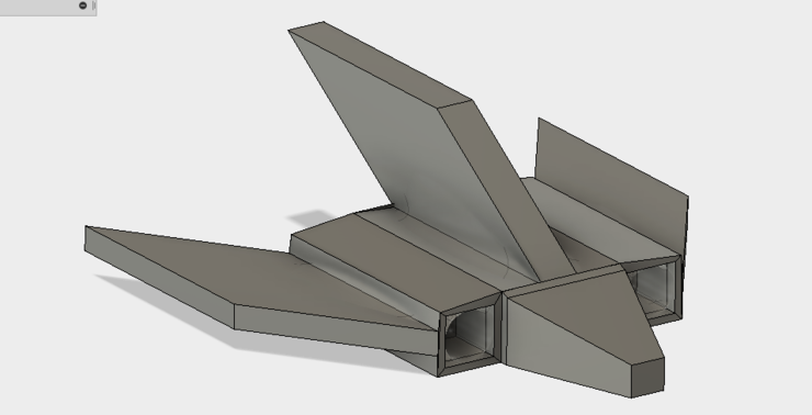 Freeform Modeling Airplane 2- 퓨전360(Autodesk Fusion360) 