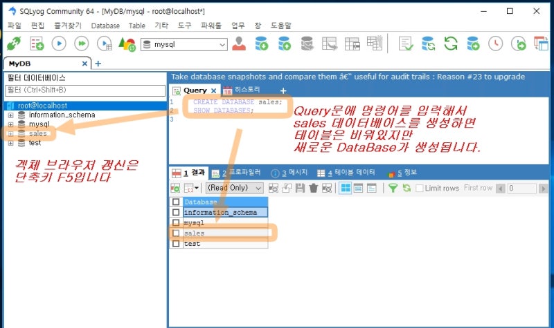SQLyog - MySQL GUI tool 설치 및 사용법 : 네이버 블로그
