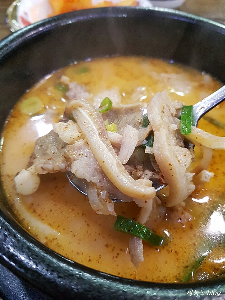  종로 순대국밥 신의주찹쌀순대