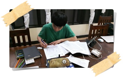  [필리핀 조기유학] Eddy는 시험 공부중~