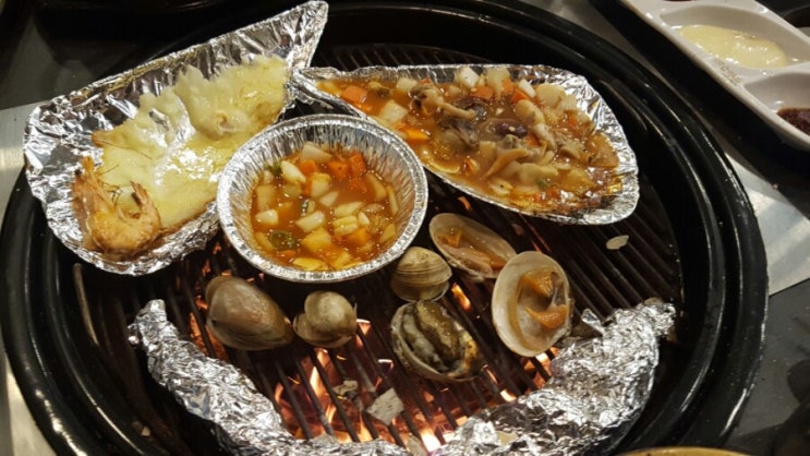  친구들과 다녀온 삼성동 해물천하 조개집~