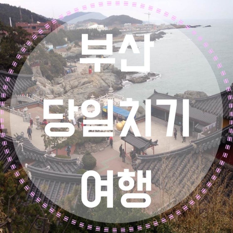  부산당일치기여행 다녀왔습니다~