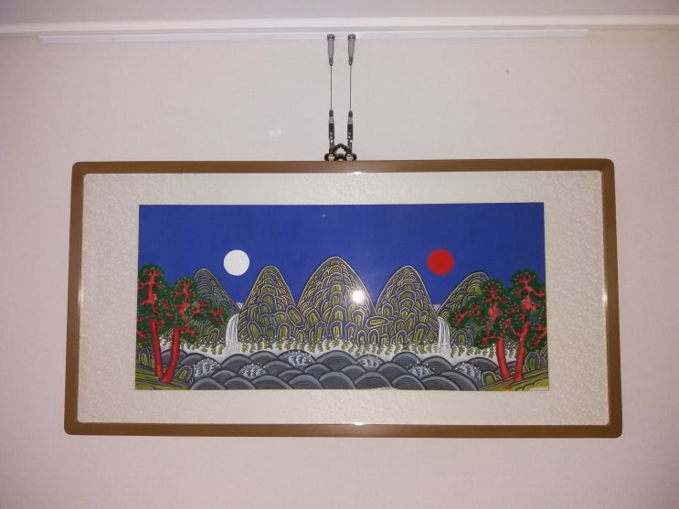  그림 선물 받았네요.