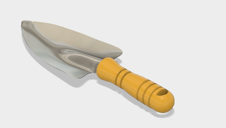  모종삽 모델링 연습-오토데스크 퓨전360(Autodesk Fusion360)