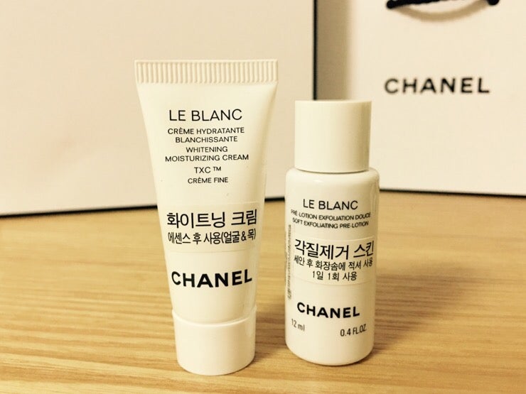 CHANEL LE Blanc Hydratant Whitening Moisturizing Cream Creme Fine 5ml