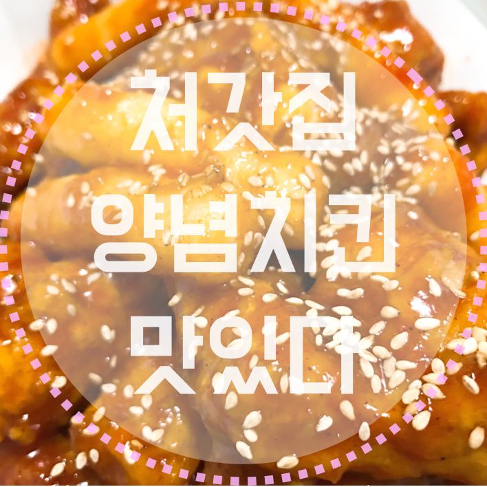  처갓집 양념치킨으로 야식 해결..