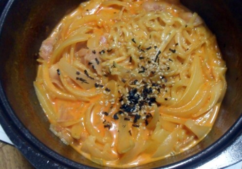  불닭볶음면 레시피 불닭까르보나라