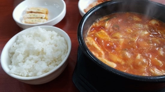 순두부찌개 먹방했습니당ㅋㅋ