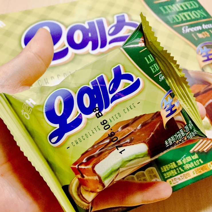  해태 녹차맛 오예스~ 맛본후기
