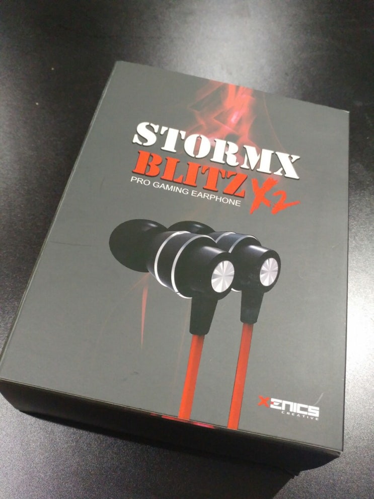  제닉스 STORMX BLITZ X2 커널형 게이밍 이어폰
