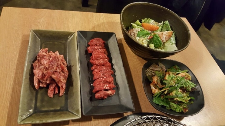  크리스마스 이브 주나규에서 와규~