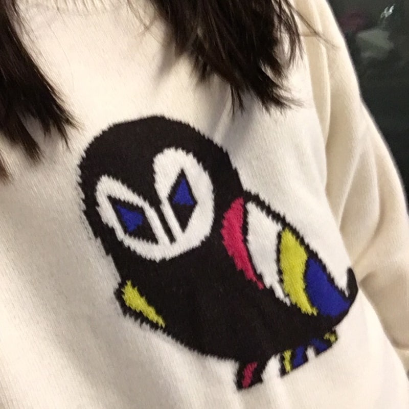 럭키슈에뜨 니트 선물♥ 착용샷 정채연니트