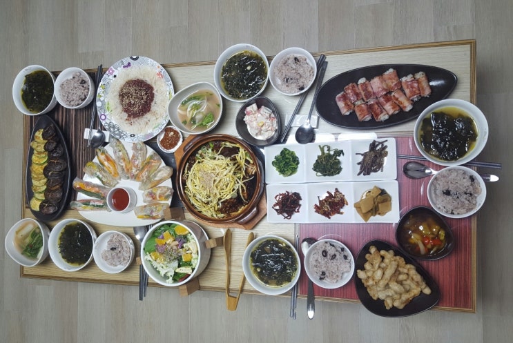  어설픈새댁요리 생일상차리기