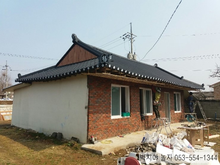  [벽지야 놀자]대구 달서구 상인동 한옥 주택24평 도배 장판 최저가 시공