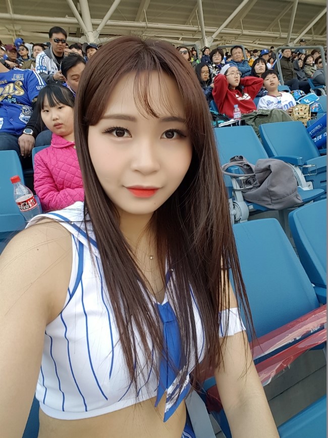 삼성 라이온즈 구지연 치어리더와 : 네이버 블로그