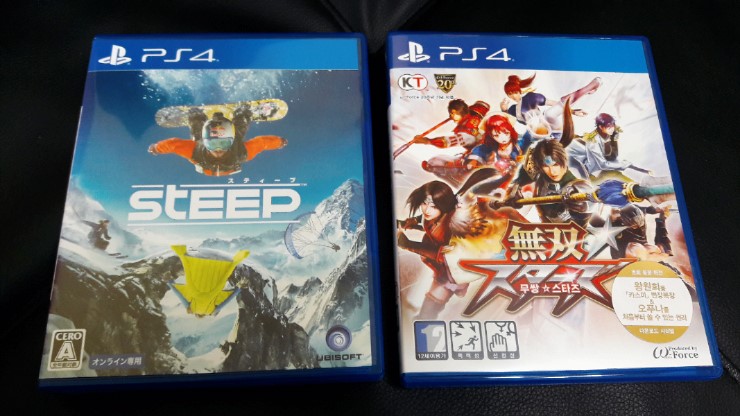 PS4 3월의 마지막 지름(STEEP, 무쌍스타즈) 및 게임리스트 PS4 3월의 마지막 지름(STEEP, 무쌍스타즈) 및 게임리스트