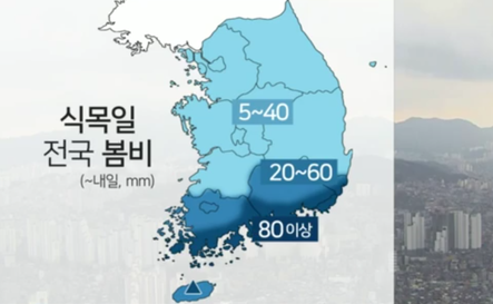 식목일 <b>전국 봄비 소식</b>. 문재인이 필요해