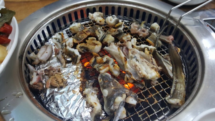  사상 맛집 숯불장어산오징어