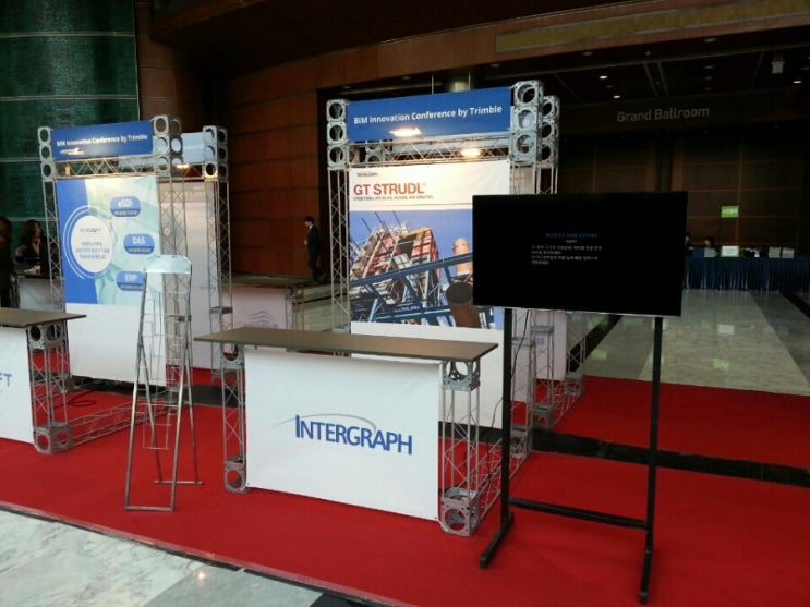  코엑스 그랜드볼룸 BIM Innovation Conference  TV대여