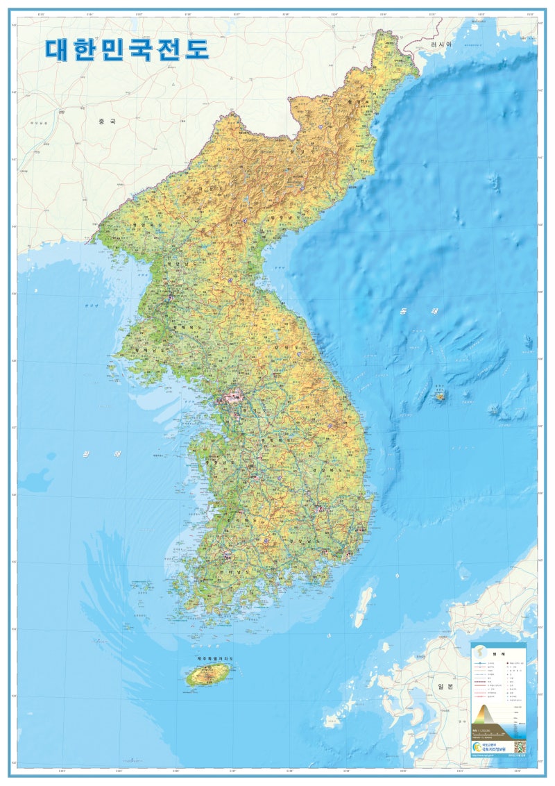 대한민국지도 우리나라지도 고해상도 지도 : 네이버 블로그