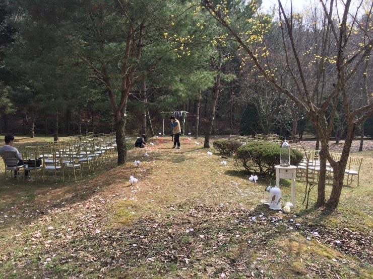  천안 고향산장 야외 예식(천안 야외결혼식)