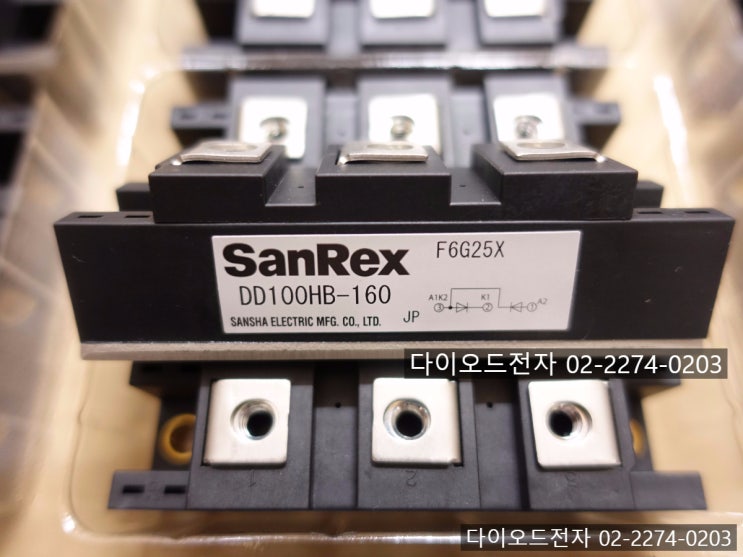  [특가판매] DD100HB-160 / DD100HB-120 / DD110F-160 / DD100KB160 / SANREX 다이오드모듈