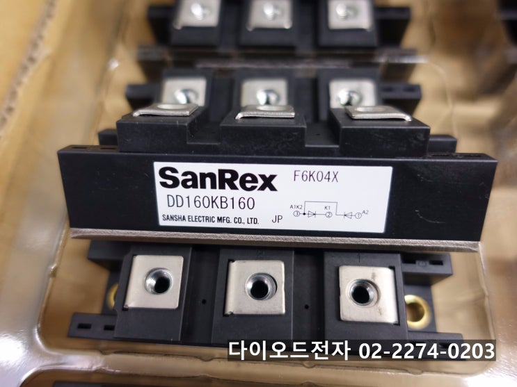  [판매중] DD160KB160 / DD160KB80 / SANREX 산렉스 / 싼렉스 다이오드모듈