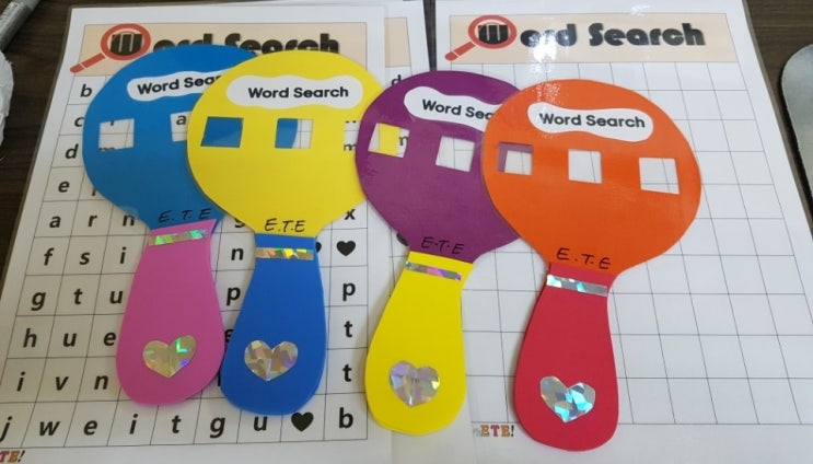  [파닉스] 파닉스교구 word search/cvc단어찾기