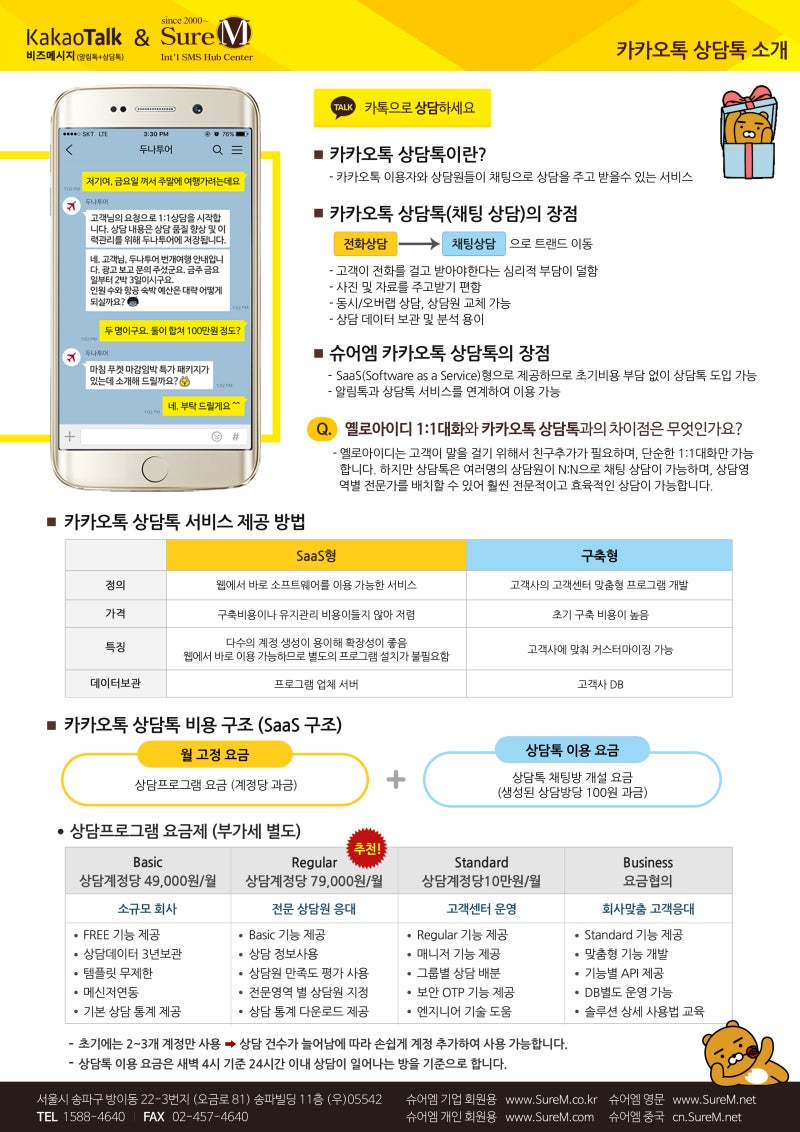 카카오톡 상담 톡이란? 카카오톡 공식 딜러사 슈어엠에서 알려드립니다. : 네이버 블로그