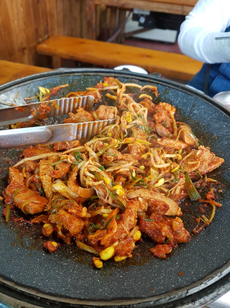 [맛집] 제주도 왔다! 두루치기 먹다! / 표선면 가시리 / 가스름식당
