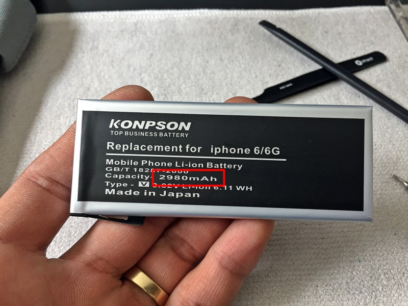 17.04.27 iPhone6 Large Capacity Battery Replacement 아이폰6 대용량 배터리 교체 : 네이버  블로그