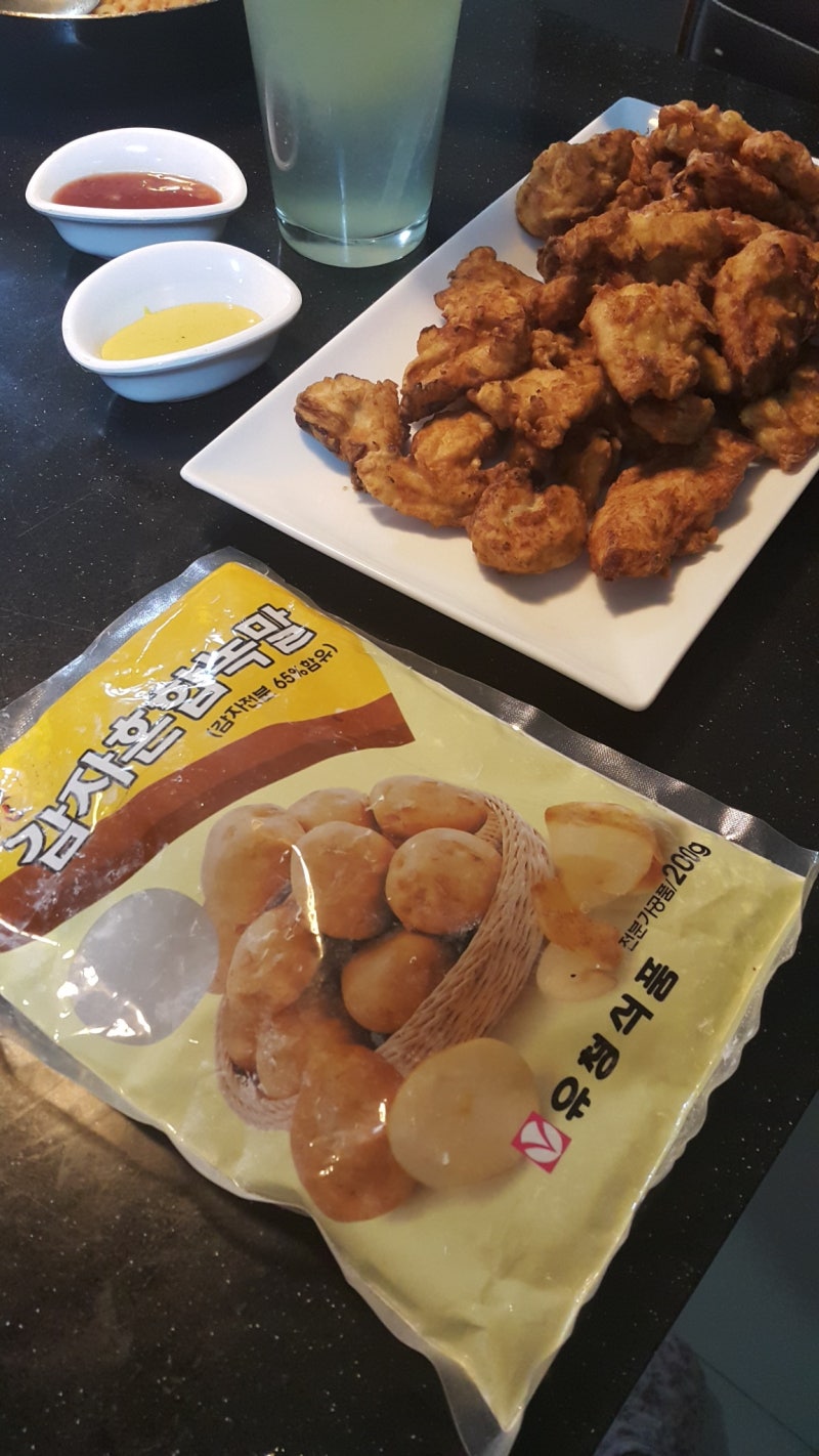 치킨파우더 없는 건강한 후라이드 치킨 (통밀가루, 닭안심) 12