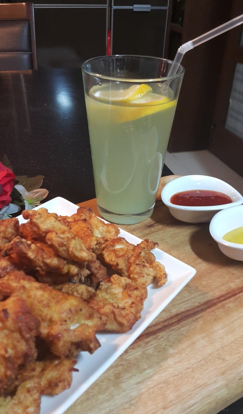 치킨파우더 없는 건강한 후라이드 치킨 (통밀가루, 닭안심) 13
