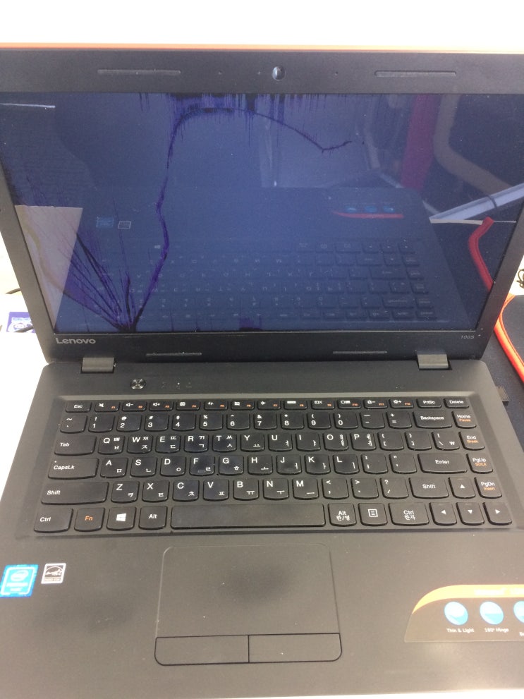  <노트북과컴퓨터>부산 레노버 노트북액정수리 노트북출장수리 lenovo ideapad 100s 액정교체 사설수리