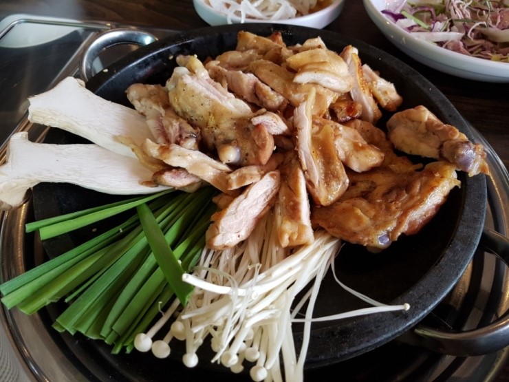  청평에 놀러가 숯불고기에 유혹당하다.