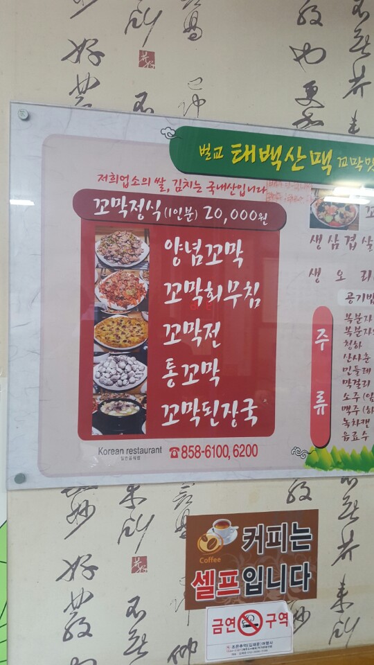  벌교 꼬막정식 실망한 집