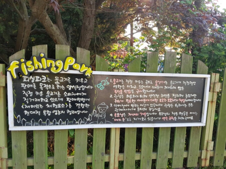  낚시 체험하기 좋은 김포 피싱파크 진산각