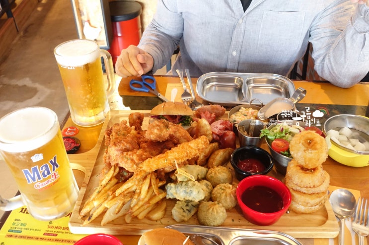  숙대입구맛집에서 푸짐한 치킨한판!
