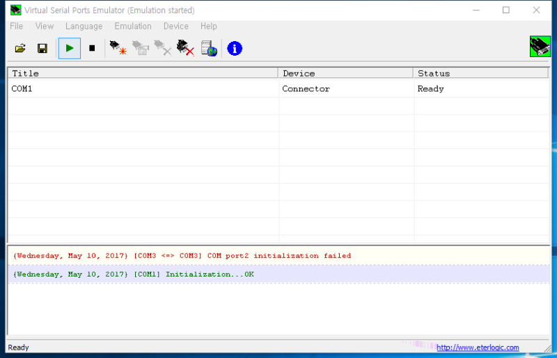 Virtual Serial Port Emulator 네이버 블로그