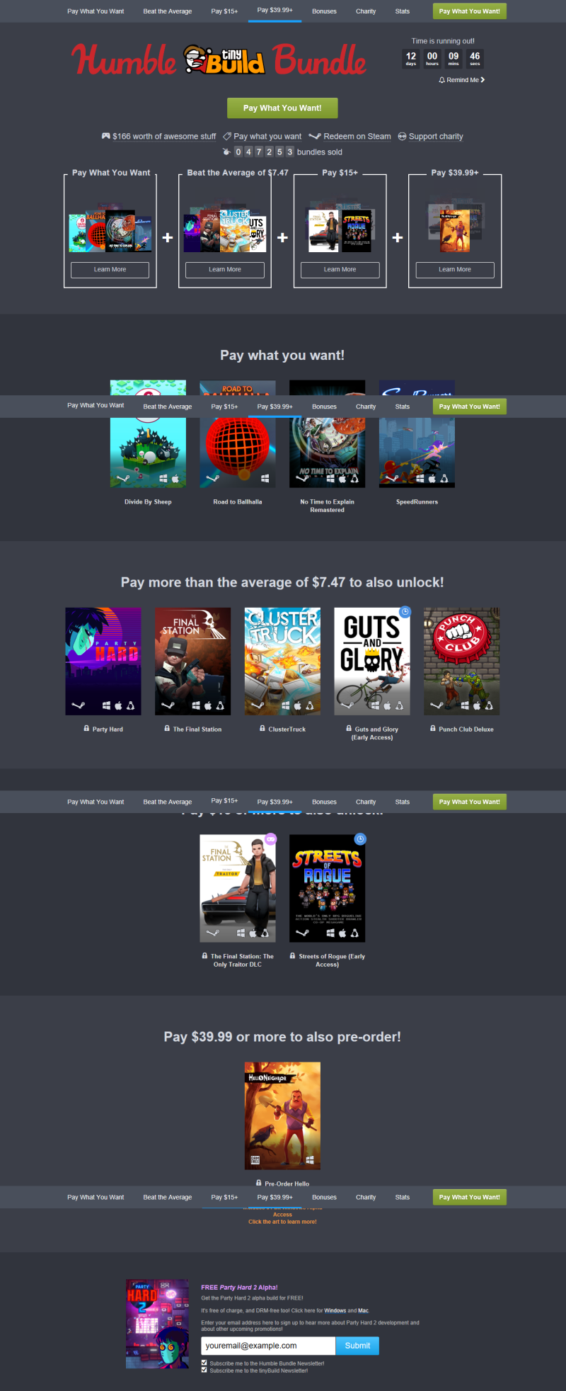 [험블 번들] 험블 타이니 빌드 번들 (humble TinyBuild bundle) 안내 : 네이버 블로그